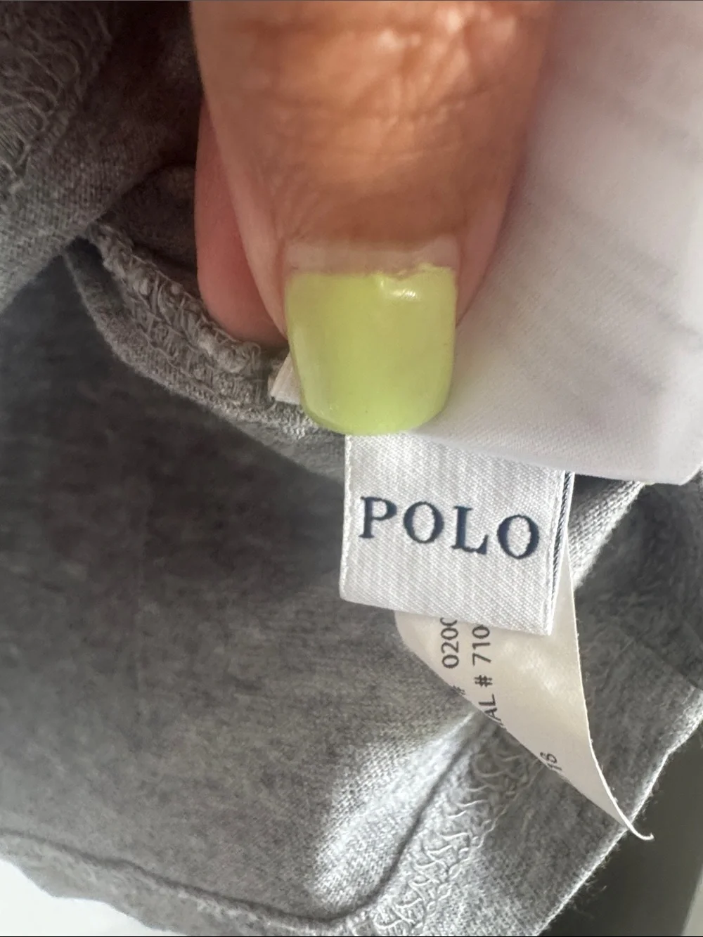 Polo by Ralph Lauren Heather Gray Hooded Long-Sleeve Shirt (1038)